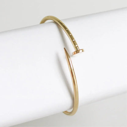 "Nail Bangle Stainless Steel"